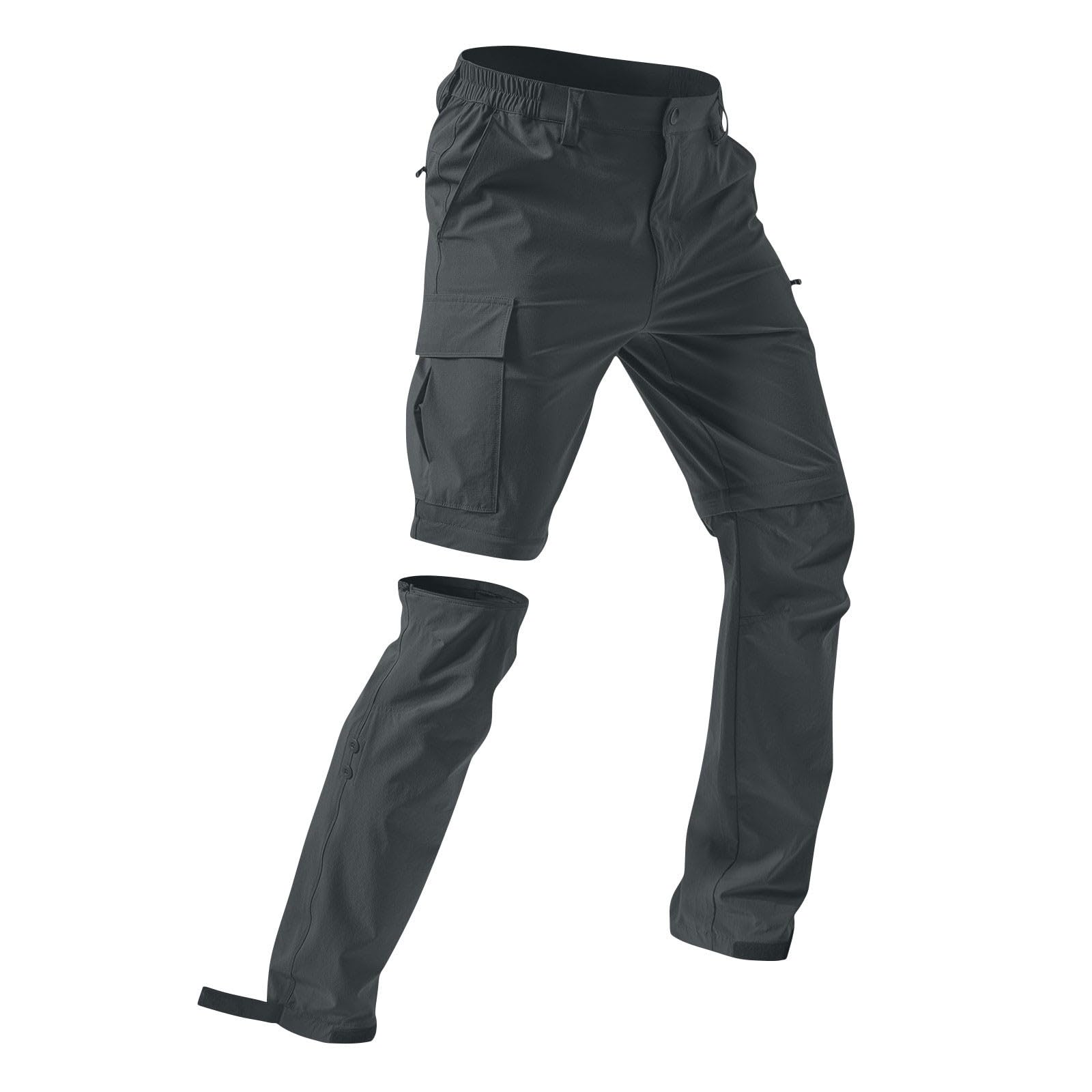 Pantaloni Uomo Estivi Corti, Pantaloni Uomo Tuta | Pantaloni casual elasticizzati con rimovibili per attività all'aperto e per l'uso quotidiano Traspiranti comodi