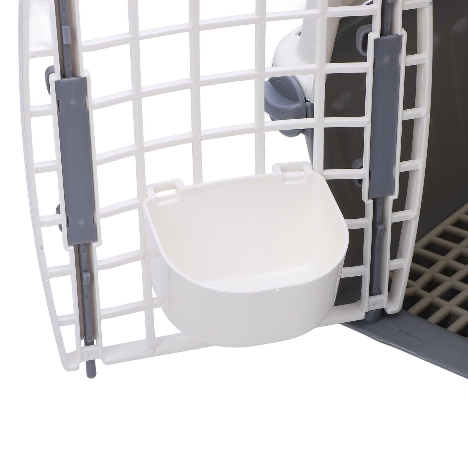 SUNGOOYUE Trasportino per Cani Pet PP e Ferro Trasportino per Animali Box da Viaggio 18,5 X 12,2 X 12,6 Pollici Porta Anteriore Cuccia Portatile per Gatti Cuccioli Conigli Viaggi Domestici Visite
