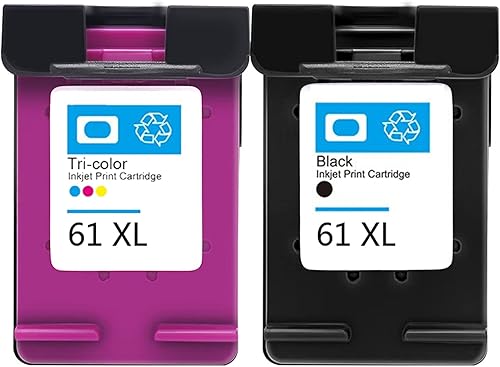 Miniatura 4 de Cartucho de tinta 61XL negro y tricolor, repuesto de alto rendimiento para HP 61 XL apto para impresora HP Envy 4500 4502 5530 5535 5534 Officejet