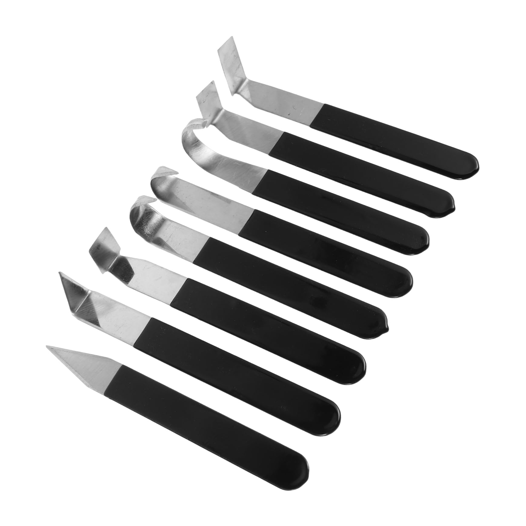 SHINEOFI 8piezas Cuchillo Para Recortar Embriones Herramientas De Acero Inoxidable Para Esculpir y Modelar Arcilla Esculturas