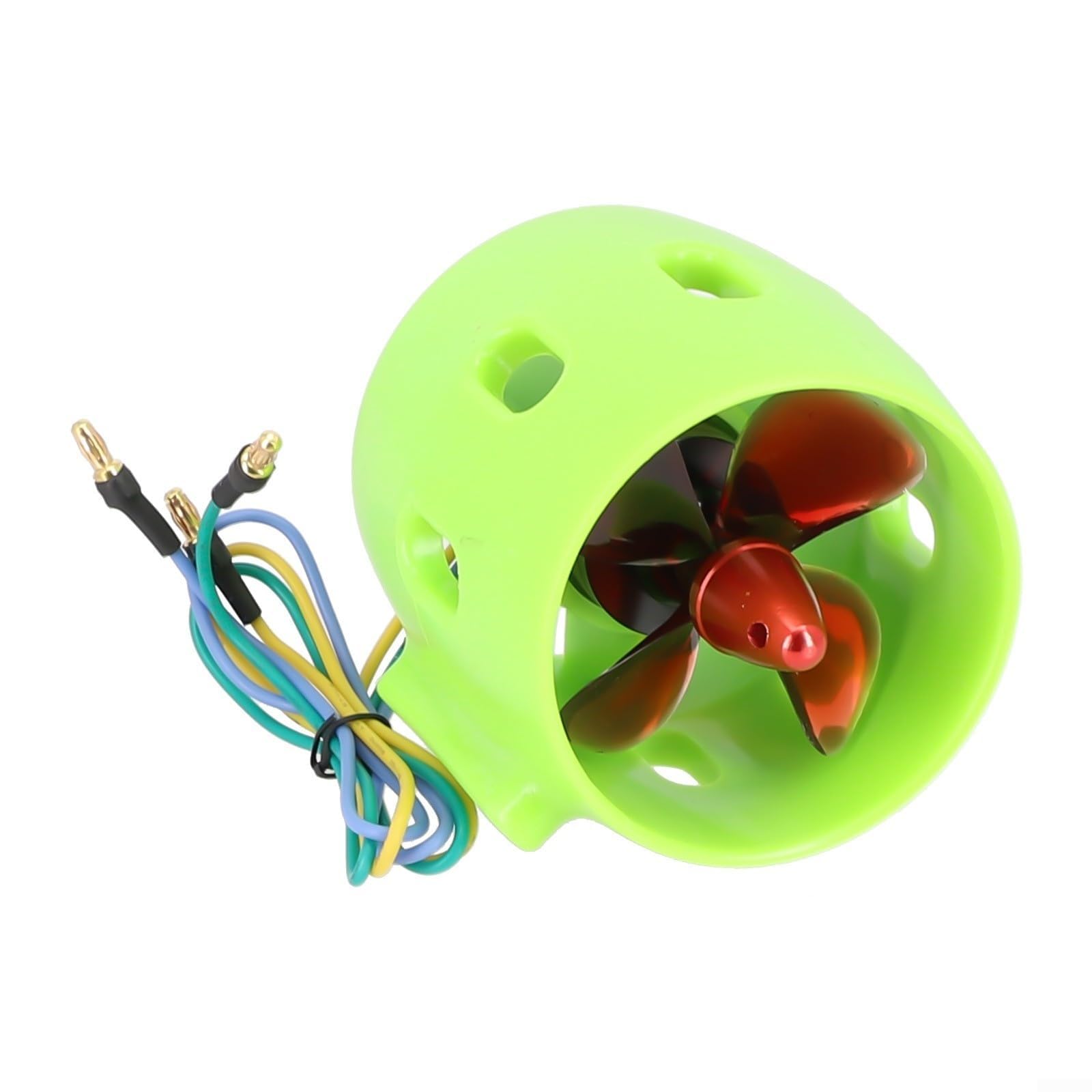 Propulsore subacqueo, 12/24 V 20 A in senso orario/antiorario brushless modello nave elettrico barca da pesca motori motore di ricambio per jet boat RC barca (in senso orario)
