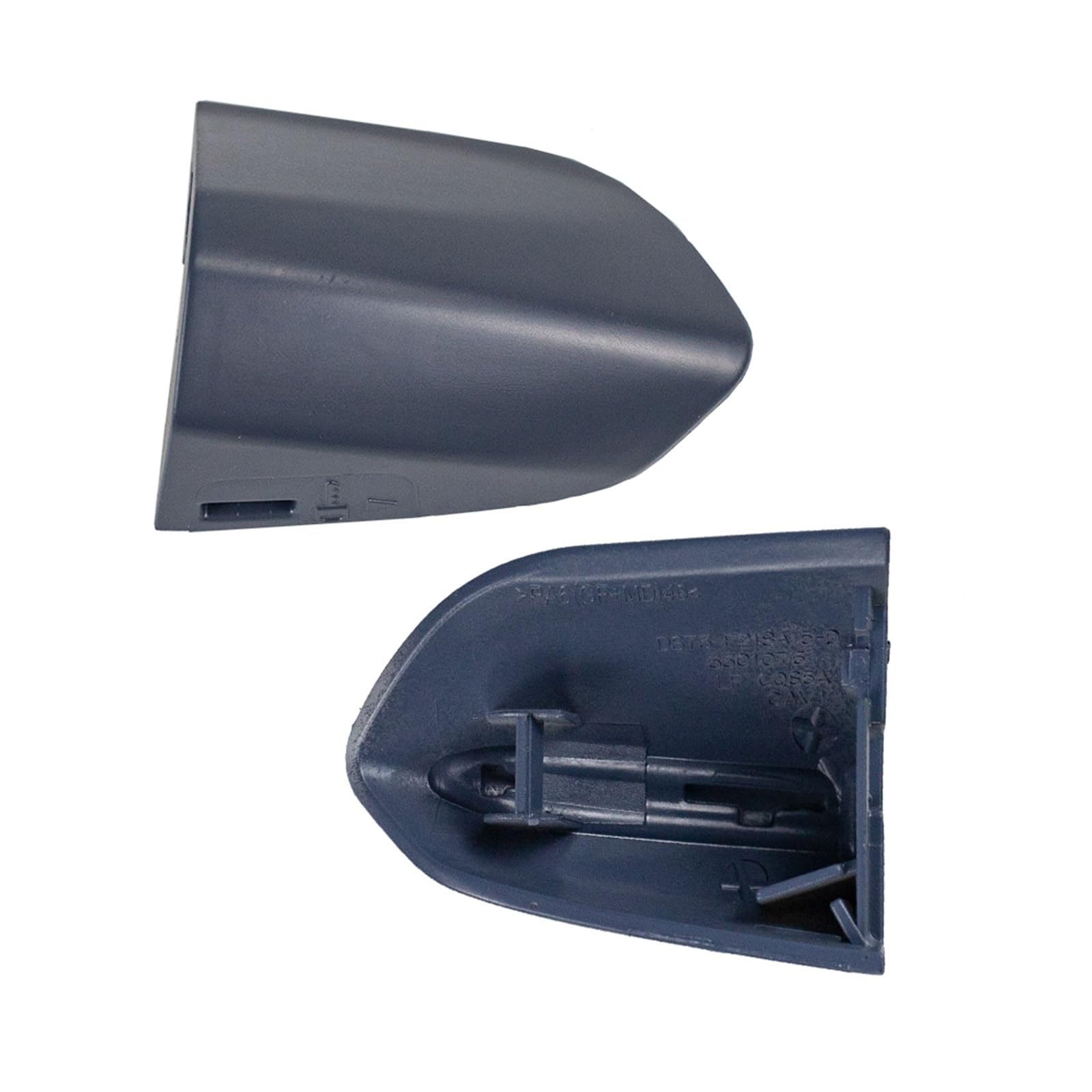 Asddllnn Grey Exterior Sliding Door Handle For Ford For Mustang 2015-2020 Car Lhd Exterior Door Handle Cover Cap Fr3z-63218A15-Acptm(Grey)