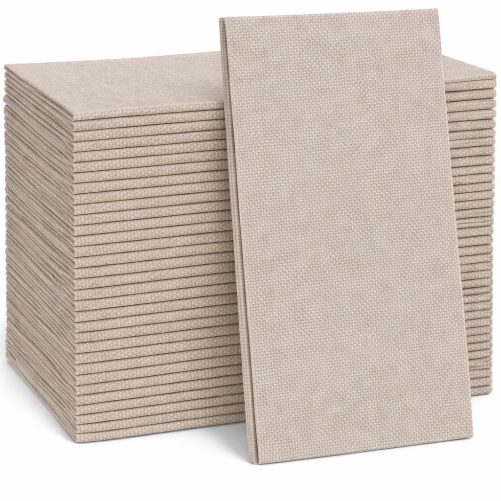 Serviettes jetables en tissu Airlaid de qualité supérieure, douces et absorbantes, fabriquées en Italie, serviettes de table élégantes pour fêtes