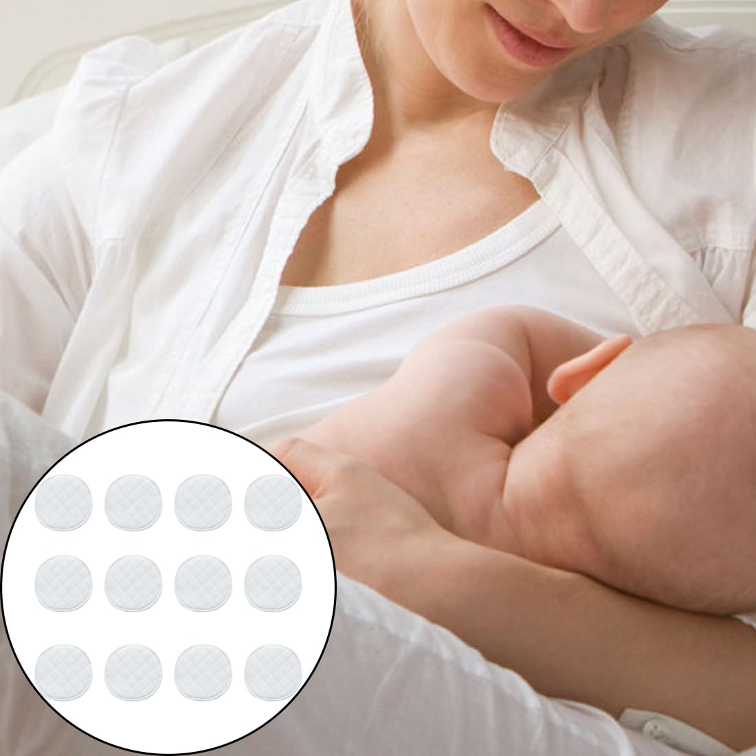 Coppette Assorbilatte Chicco 60 Pezzi - Igieniche, Super Assorbenti, Con Antibatterico, Usa E Getta - Foto 8