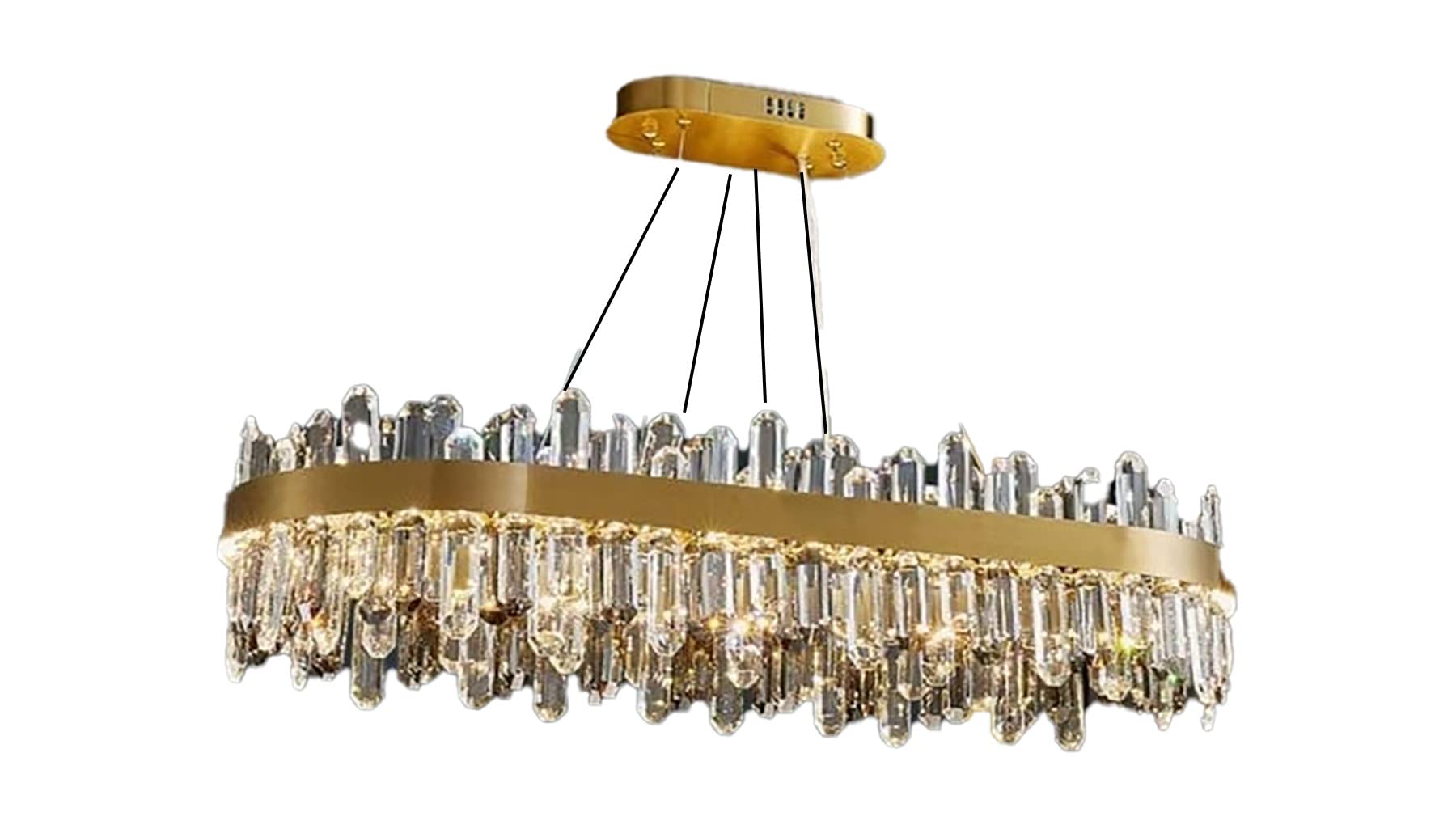 Antique Metal Base and Glass Wall Hanging Light for Living Room and Bedroom (DW3_Golden)