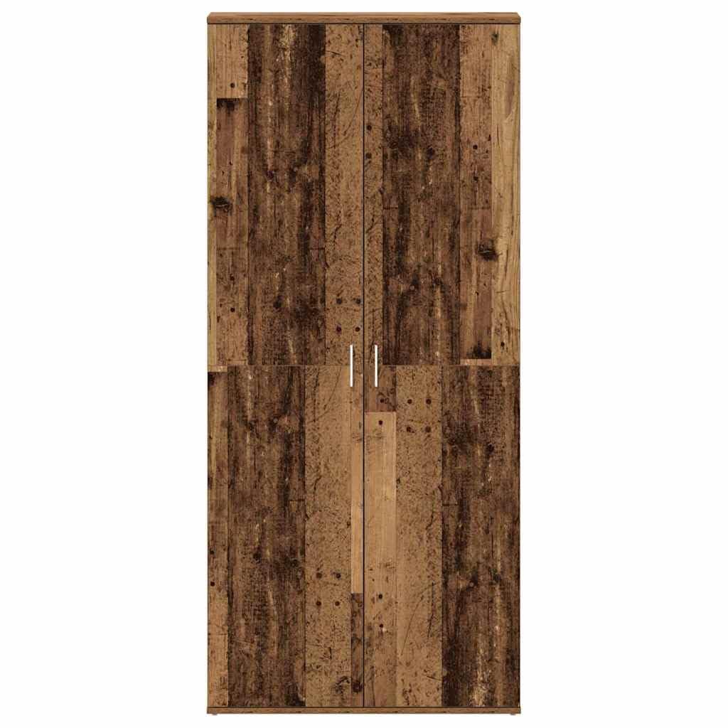 Scarpiera 80 x 39 x 178 cm in legno di ingegneria design contemporaneo