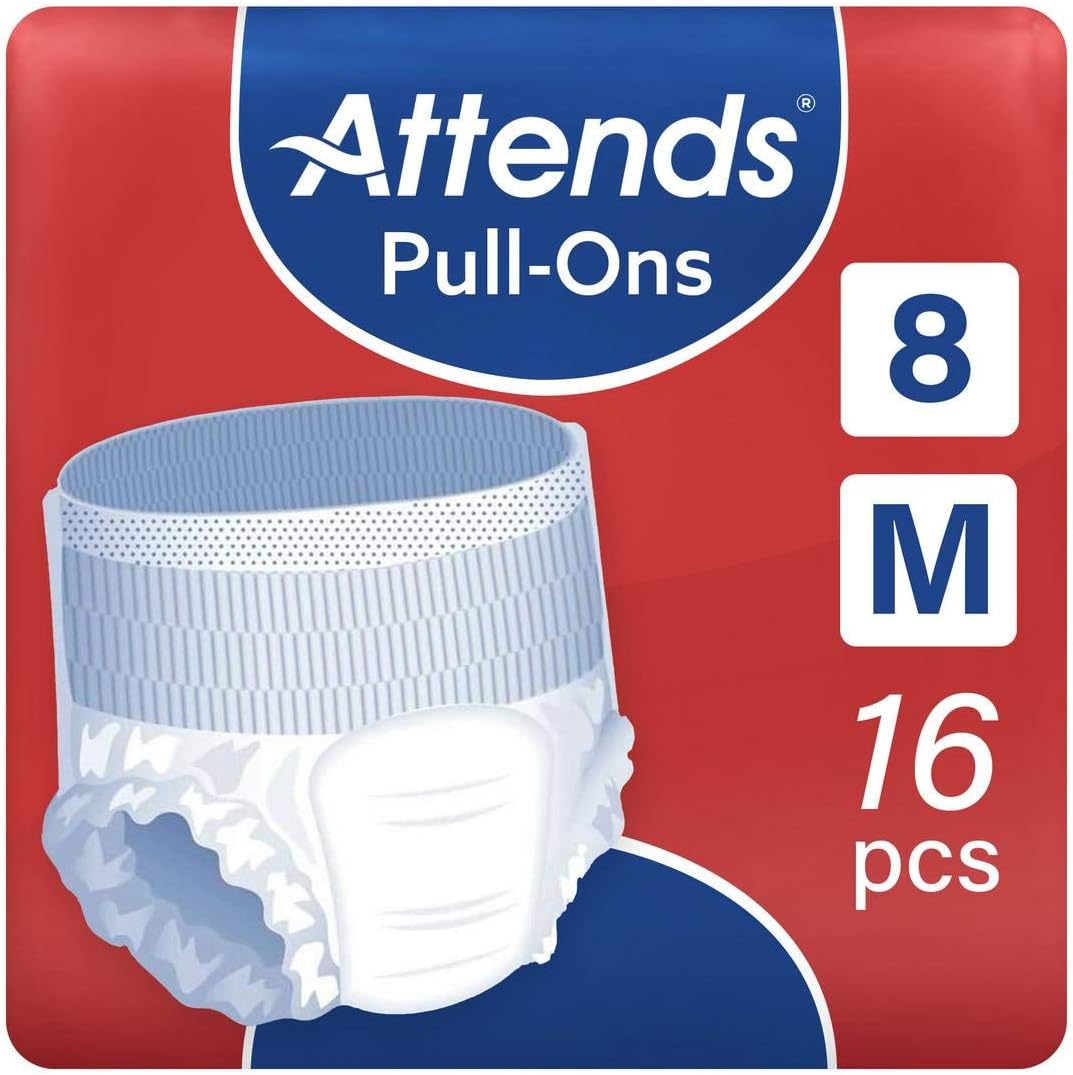 Pull Ons 8, Medium, Pack Of 16