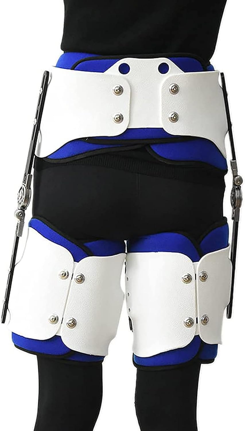 Hip Protector Adult Abduction Bracket Post Stabiliser Support Hinged Hip Joint Abduction Orthosis Adjustable Fixation Hinge Waist Leg Brace for Joint Pain