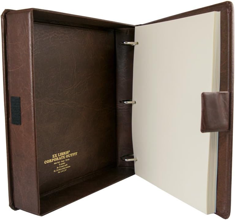 Estate Portfolio with Estate of Client’s Name and Firm Name Gold Lettered on The Binder, Includes 27-Part Estate Planning Index, from Blumberg, Brown Ex Libris Self-Enclosed Binder