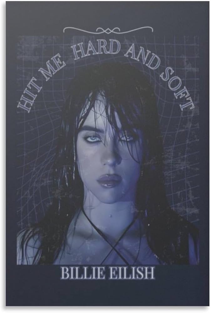 Amazon.com: Billie Music Album Art Eilish Hit Me Hard And Soft