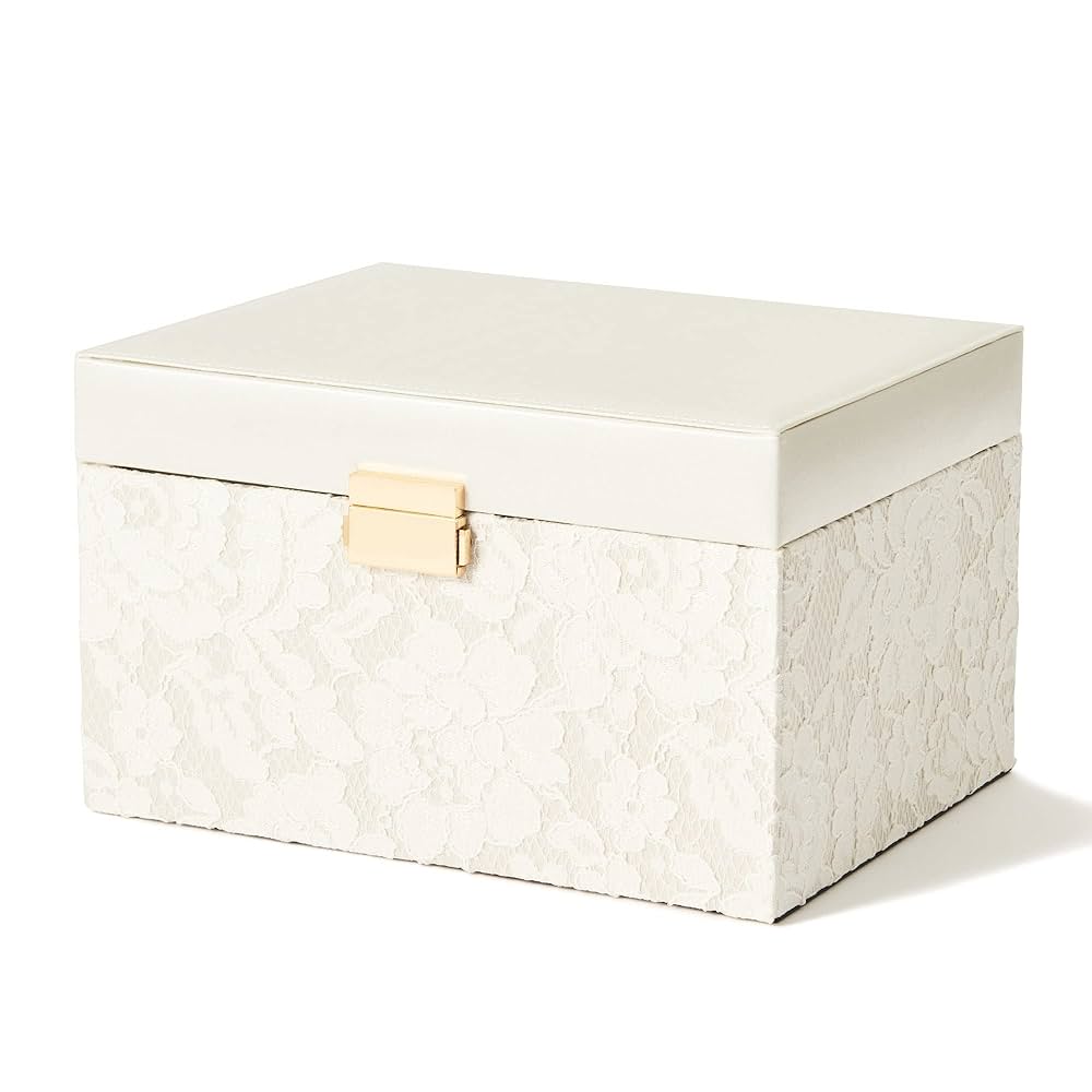 ホワイト アクセサリーケース 3点セット Amazon｜Francfranc フランフラン レース ジュエリーボックス L