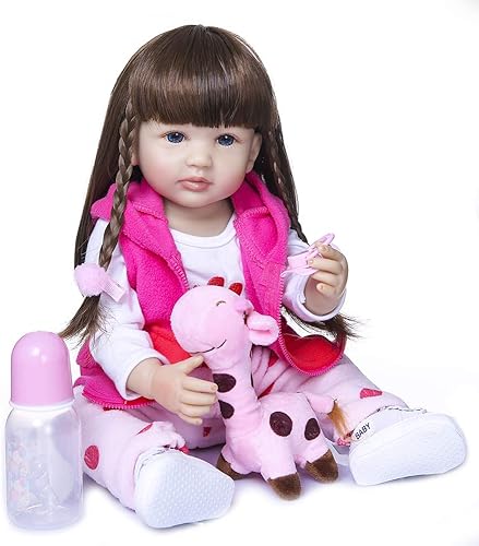 Reborn Baby Boy - Muñeca realista Reborn de 22 pulgadas, muñeca realista de vinilo de silicona de cuerpo completo realista como regalo para niños a disponible en Yaxa Colombia