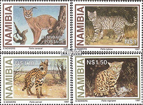 Prophila Collection Namibia - Southwest Michel.-No..: 845-848 (Completa Edizione) 1997 Piccolo Predatori (Francobolli per i Collezionisti) Gatti