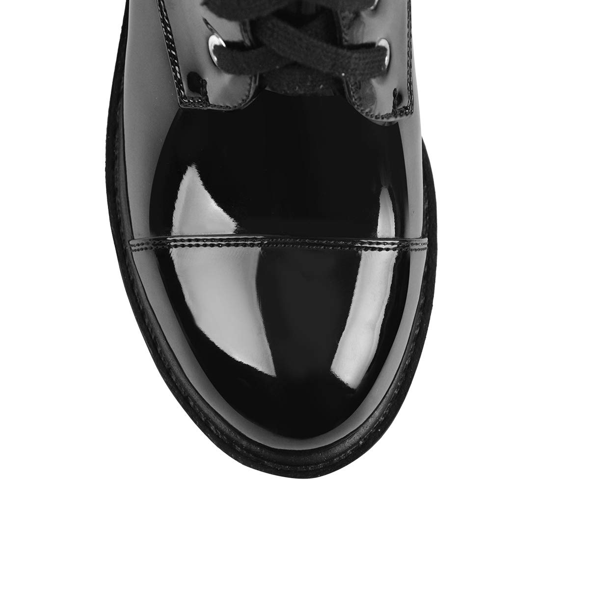 Only maker Damen Plateau Stiefeletten Schnürboots Blockabsatz