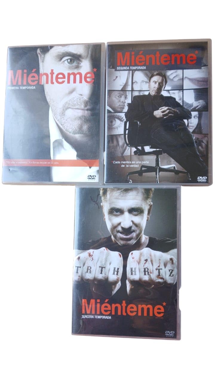 Mienteme Serie Completa Edicion Española DVD Mienteme DVD Mienteme Temporada 1-3 Mienteme Coleccion DVD Mienteme