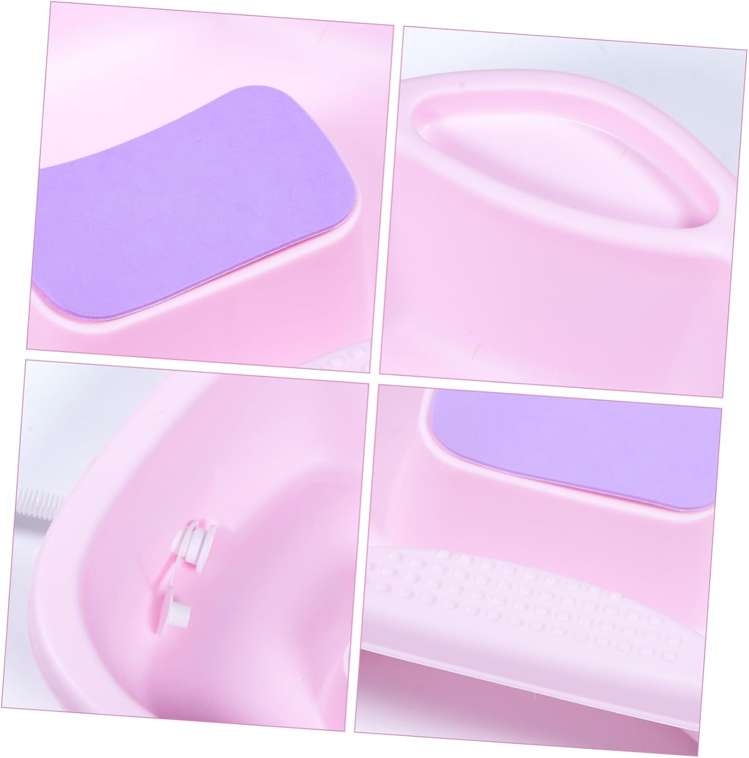 Thickened Plastic Hair Washing Tray Bedside Hair Shampoo Bowl Easy Drainage for Elderly Bedridden Care