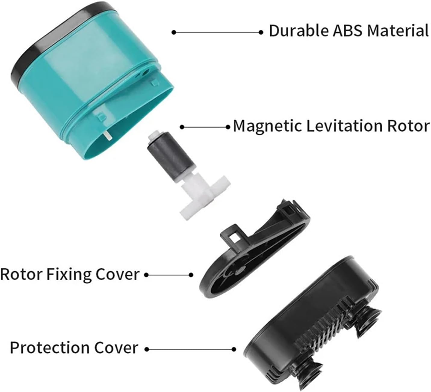 Ultra-quiet submersible circulation pump Bottom Suction Submersible Pump Fish Tank Water Circulation Silent Filter Change(EB-Y222 20W)