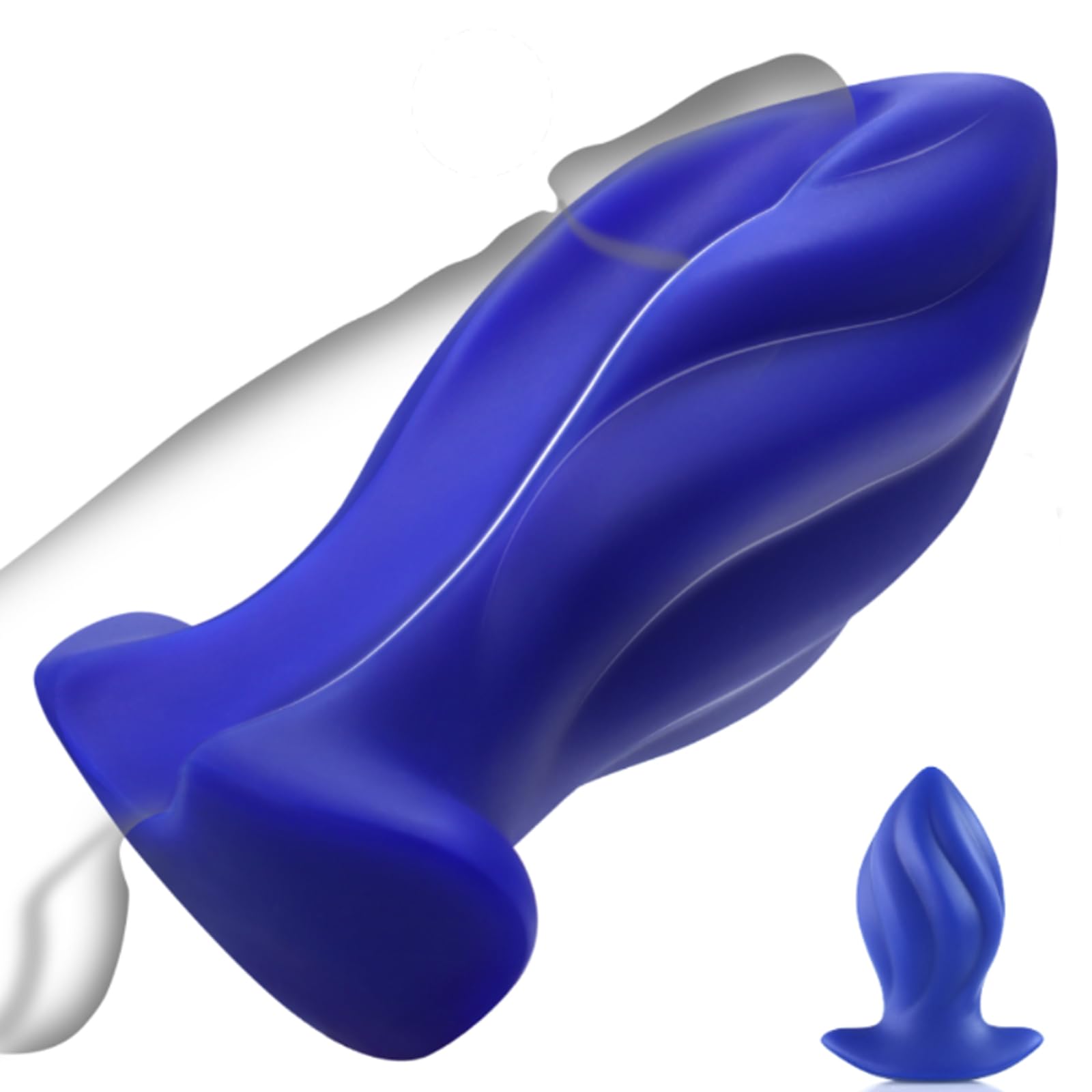 Plug Anale per Uomo, Plug Anale in Silicone Cavo XXL 6,5 cm con Design a Tunnel, Compatibile con Vibratori e Vibratori per Il Pene, Giocattolo Stimolante per Il Massaggio Alla Prostata per Coppie