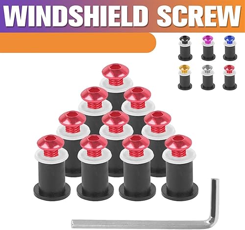 Vista 2 de TCHAU Kits de carrocería 10 piezas M5X15mm motocicleta parabrisas tornillo tornillo kit para MT09 MT-07 MT07 YZF R1 R6 R3 R25 FZ1 FZ8 FZ6 MT03 Xmax