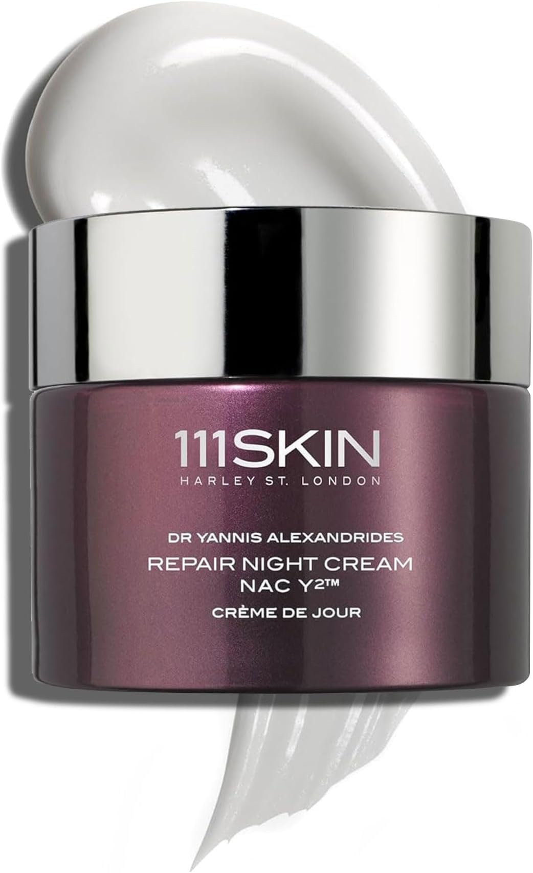Repair Night Cream NAC Y2 | Deeply Hydrating Face Cream | Fights Free Radicals| Reinforces Skin Barrier | Combats Early Signs of Aging (1.69 fl oz)