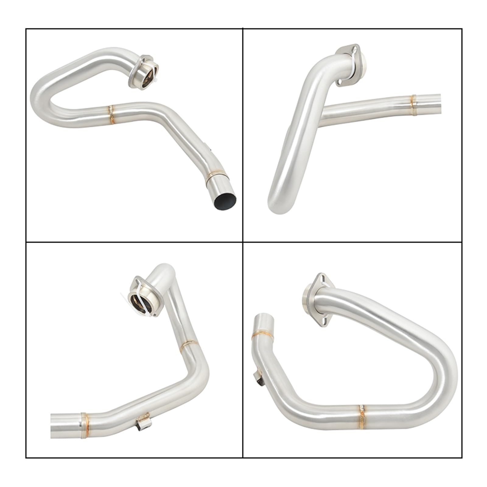 Marmitta Moto Per SUZUKI Per DRZ 400 2000-2022 Per DRZ400 SE SM Per DR-Z 400 Per DRZ400S Scarico Silenziatore Fuga Anteriore Centrale Collegamento Tubo Tubo centrale scarico(Dimensione:B)