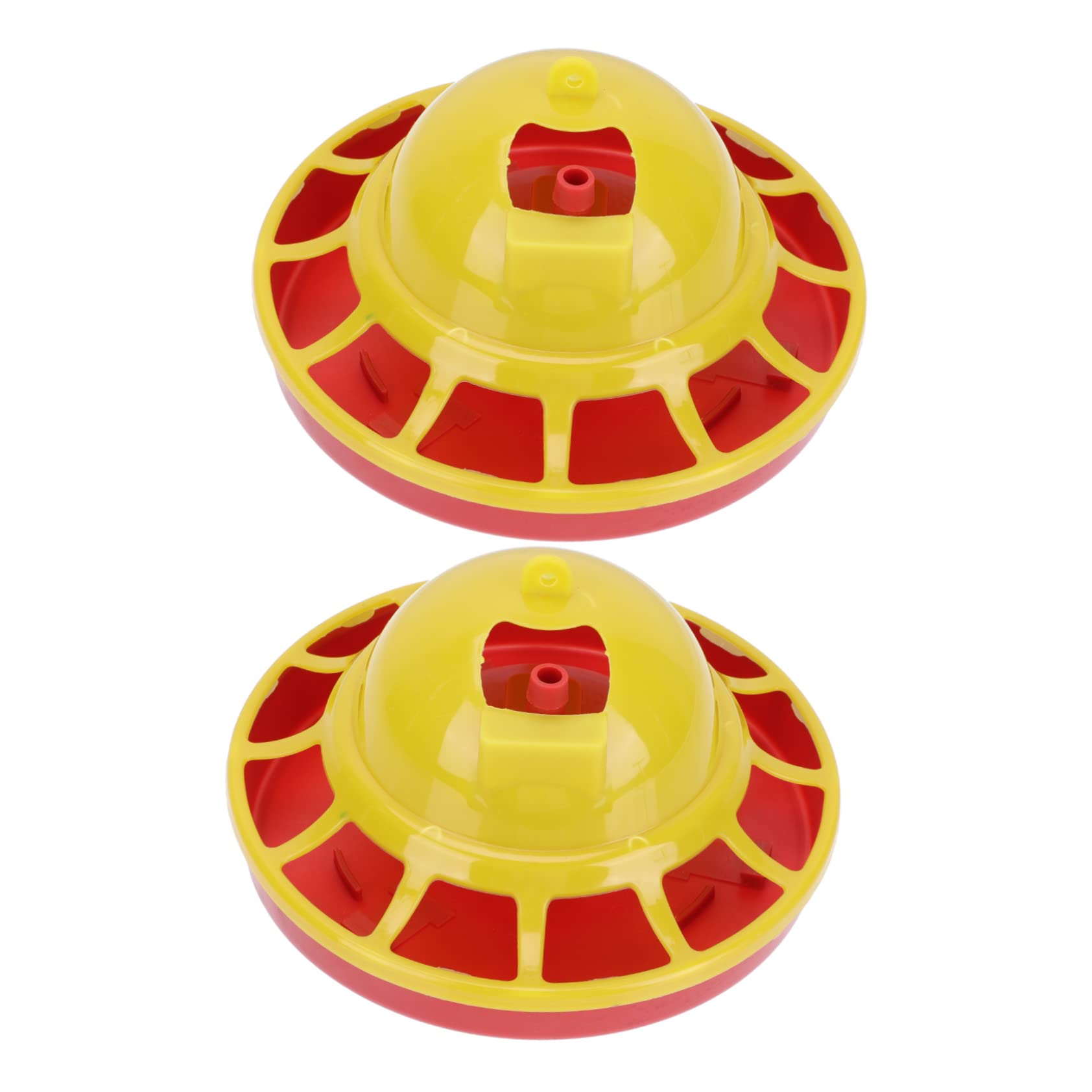 GALPADA Chick Water Fountain Chick Feeder and Waterer Set Automatic Poultry Feeder Container