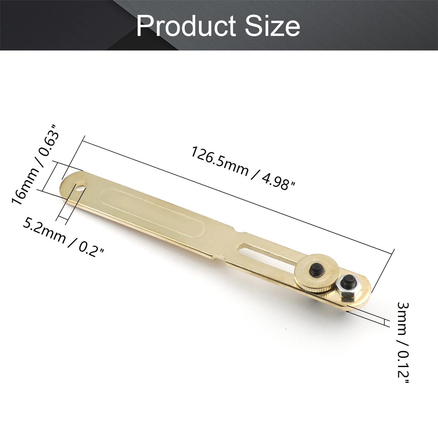 Utoolmart Watch Back Remover Tool Round Pin Adjustable Case Opener for 42mm Watch Case 1pcs