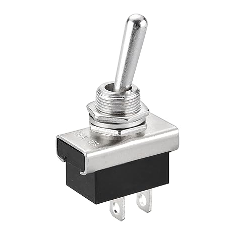 Heschen Metal Toggle Switch SPDT Permanent (switch) ON/OFF/ON 3