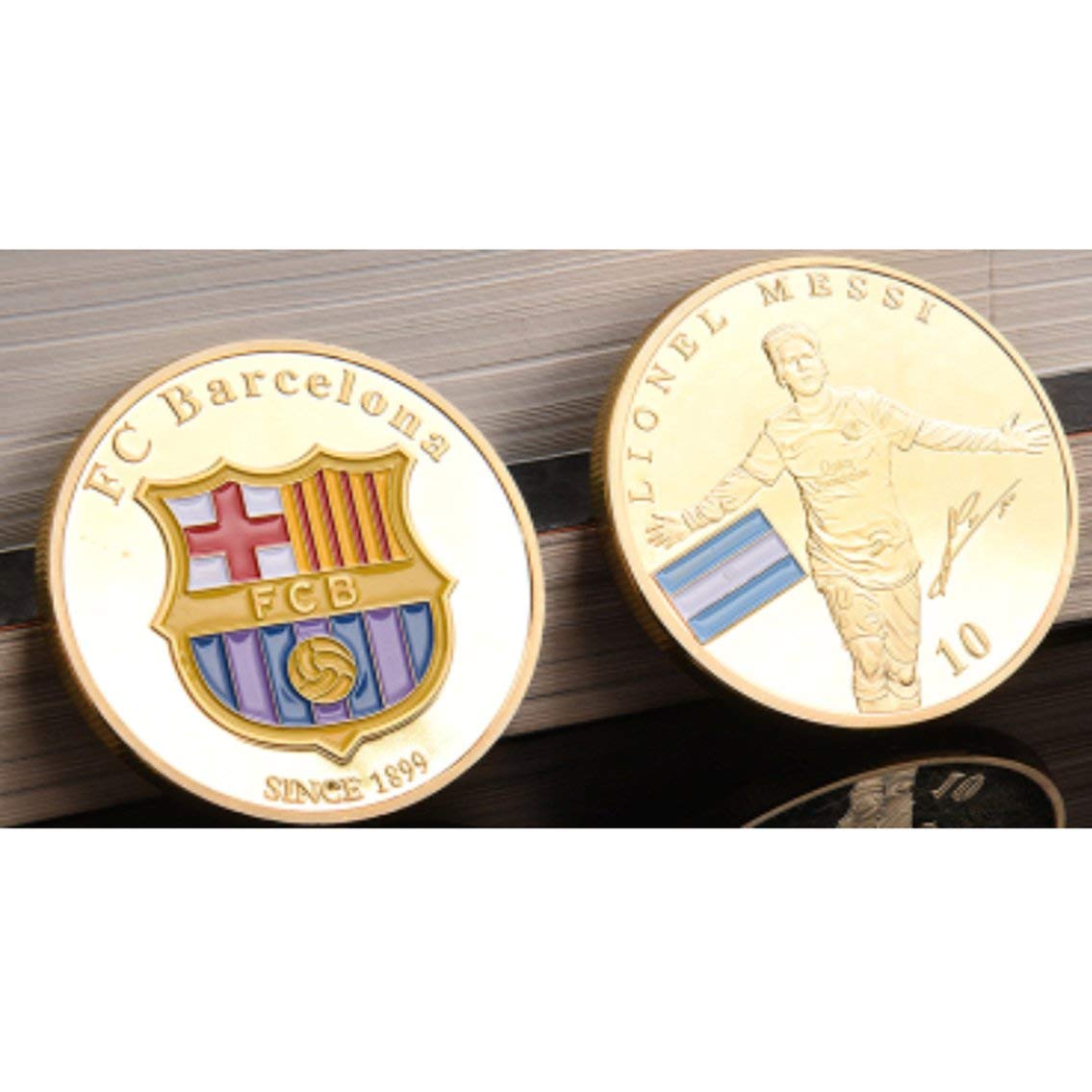 Patrón de Messi de Barcelona Exquisita colección de Monedas de Bitcoin de  Metal Grabado Tipo de Moneda Recuerdo Regalo Moneda Conmemorativa de Oro :  Amazon.es: Juguetes y juegos