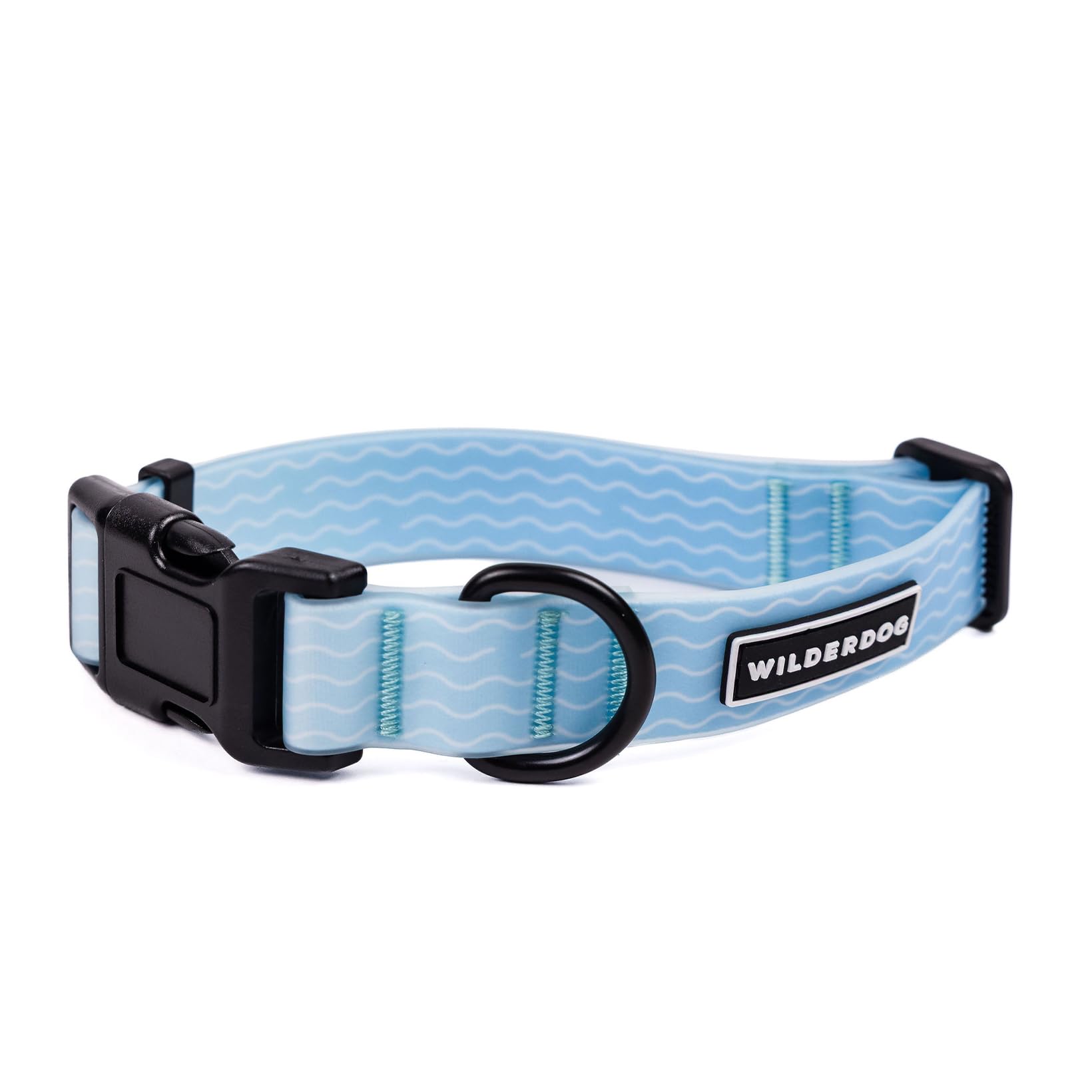 Wilderdog Waterproof Dog Collar, Medium, Saltwater colour