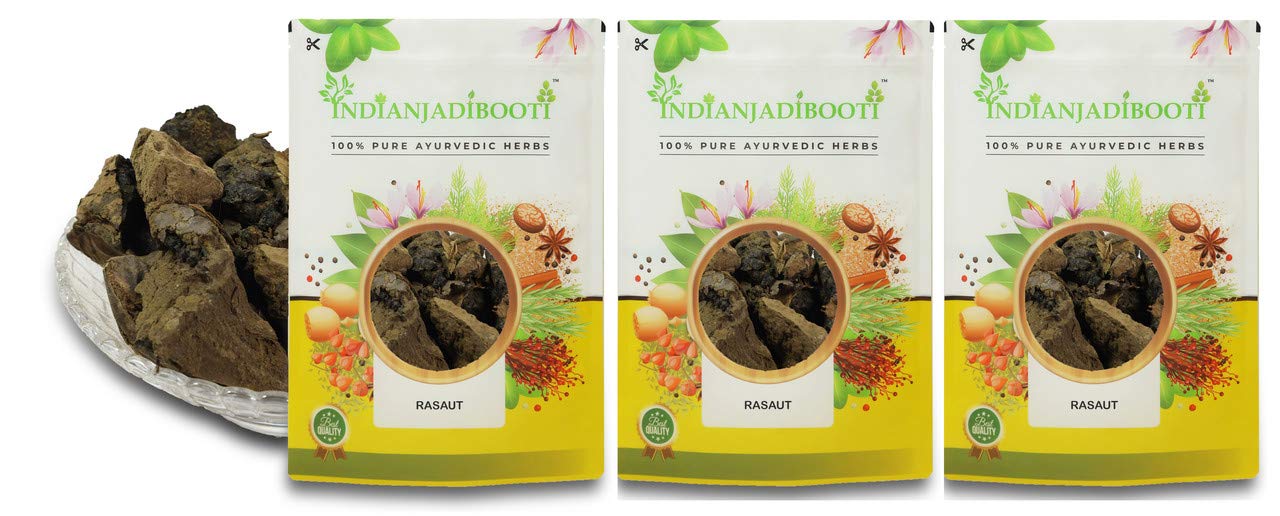 IndianJadiBooti Rasaut - Raswanti - Rasanjana - Rasavanti - Berberis Aristata Root Gum, 3 Packs of 900 Grams