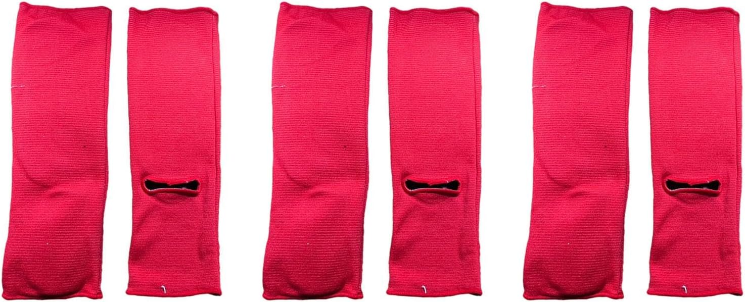 3 Pair Shin Instep Guard Supply Training Protector L M and S Red | Sporting Goods | Boxing, Martial Arts & MMA | Protective Gear | Shin Guards