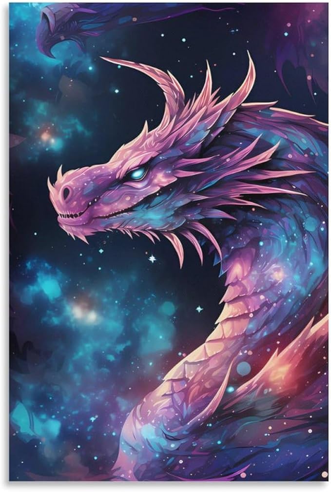 Golden Cool Scorpio Canvas Wall Art Print Artwork Picture Hanging Painting Modern Home Living Room Decor