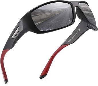 PUKCLAR Polarised Sports Sunglasses for Men and Women, UV400 CAT.3