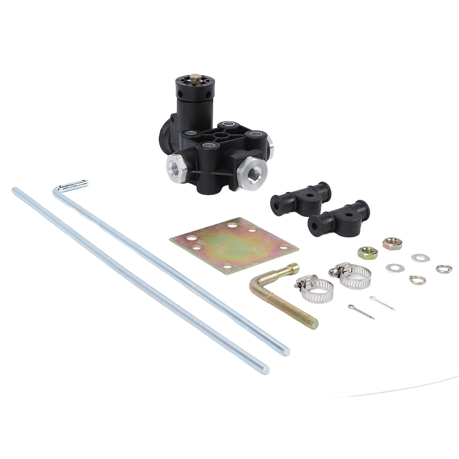 Bewinner Kit de Valve de Contrôle de Hauteur de Suspension Pneumatique, Kit de Valve d'air de Contrôle de Nivellement de Hauteur KN27000, de Réglage Automatique de la pour Camions et Véhicules