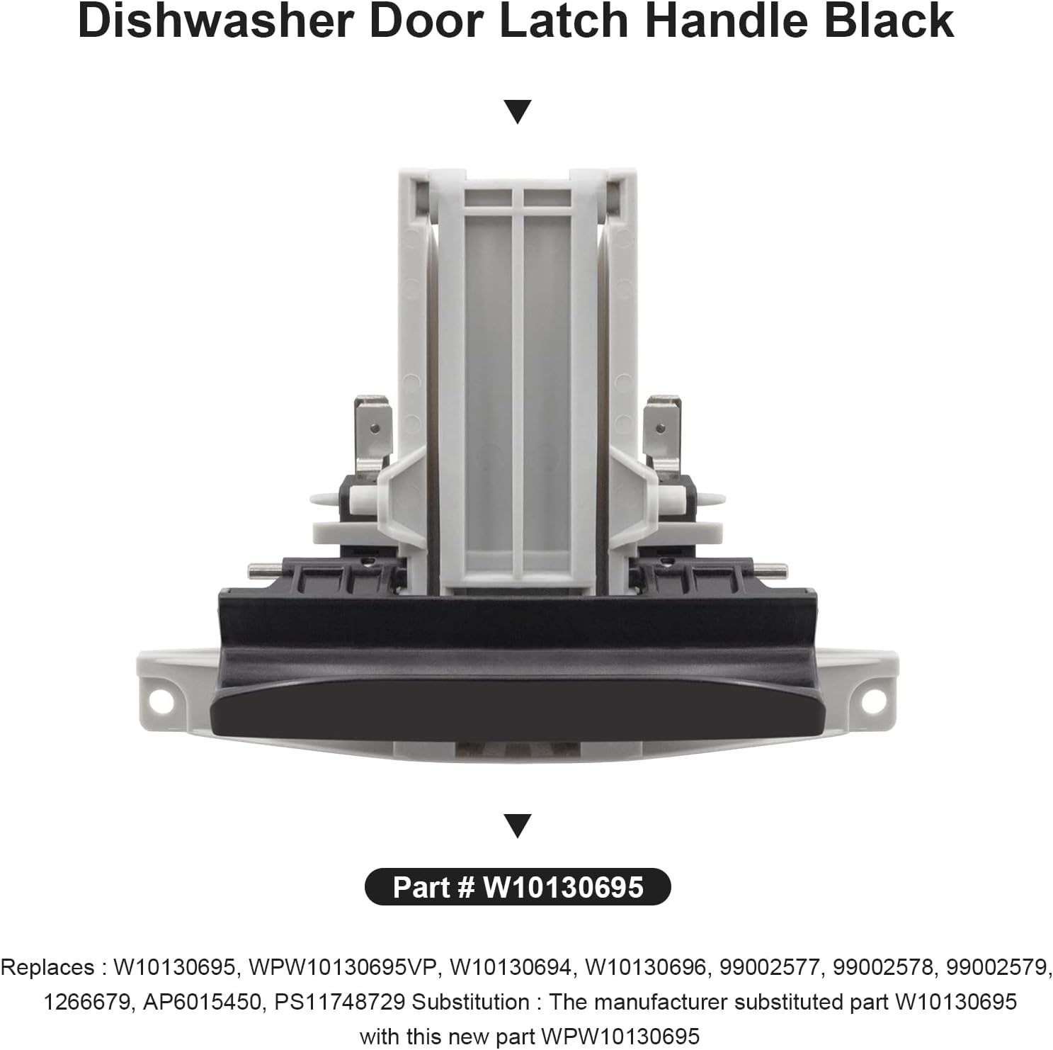 superlin For Dishwasher Door Latch BLACK For Bangladesh Ubuy