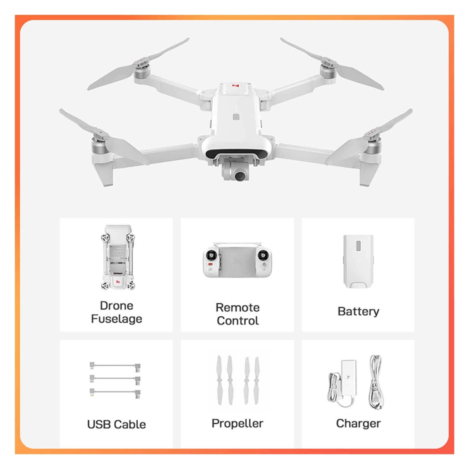 Dron X8SE z kamerą RC Helikopter 8KM Professional FPV 3- Gimbal 4K Kamera RTF (Kolor: biały standard Typ wtyczki: EU)