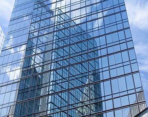 EXTERNAL REFLECTIVE SILVER 30-10 YEAR SOLAR MIRROR PRIVACY ONE WAY WINDOW TINTING FILM - Sample