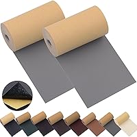 Vista 10 de Cinta autoadhesiva de reparación de cuero, paquete de 2 unidades, de 3 pulgadas x 55 pulgadas, autoadhesiva, para sofás, muebles, sillas