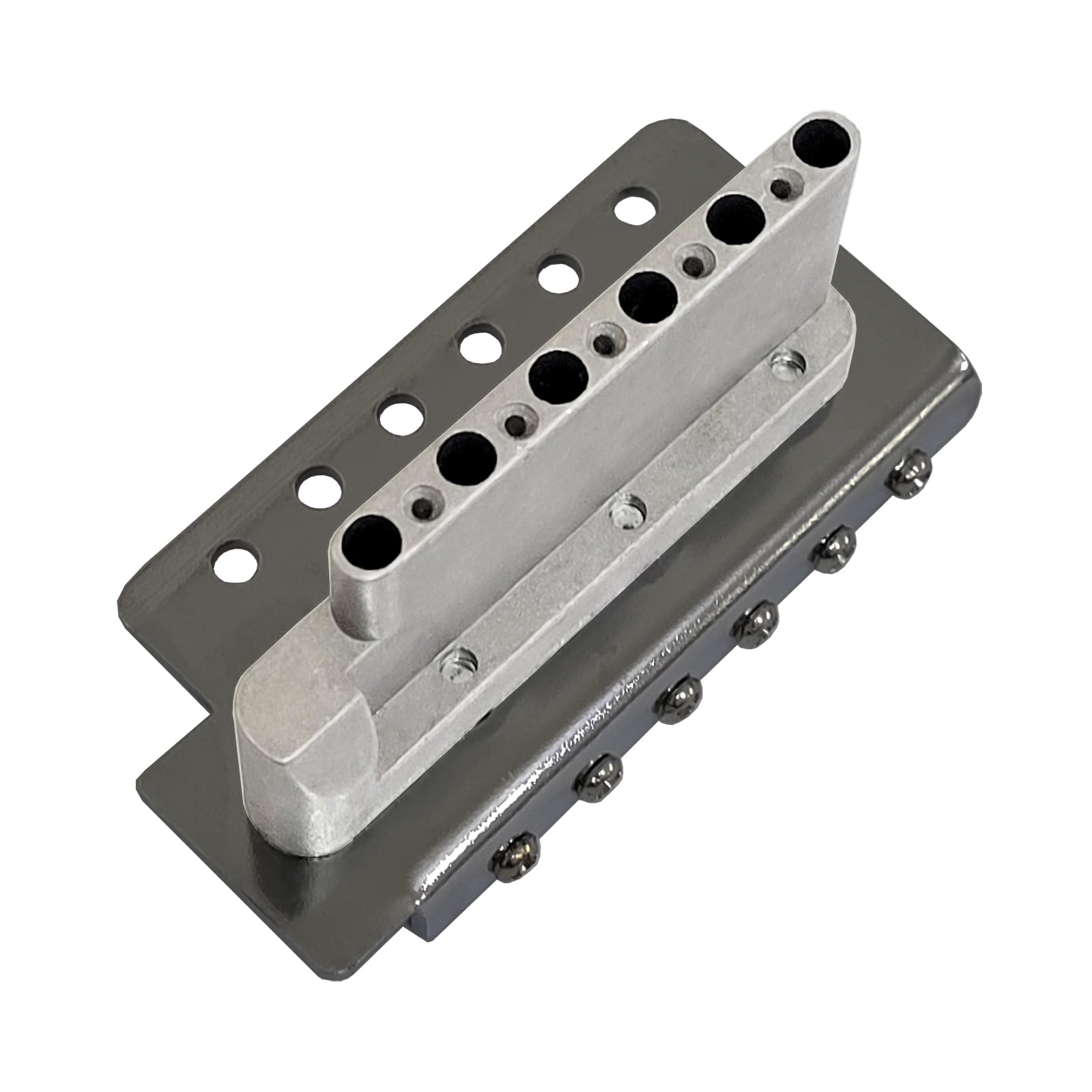 Guitar Tremolo Bridge Set Fit for Fender Strat Squier Electric Guitar Replacement (Black)