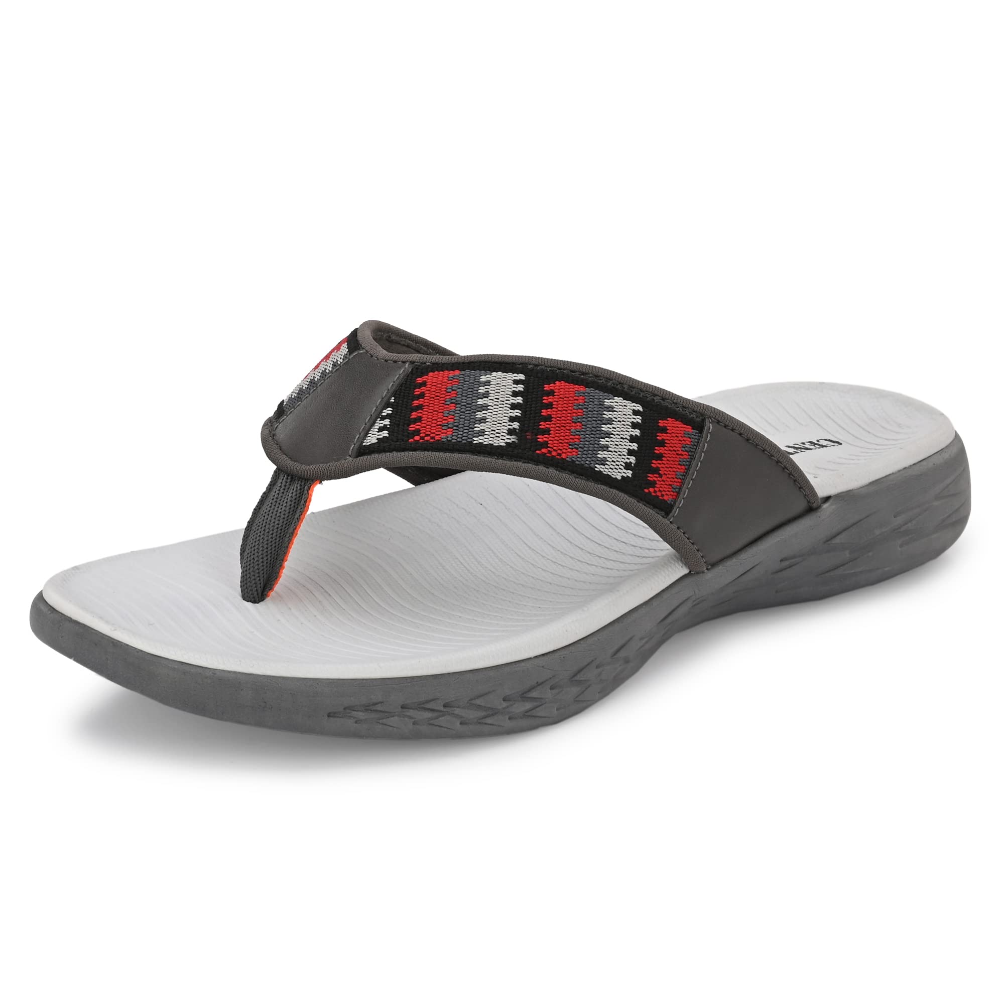 centrino Mens 6341 Durable Flip Flops, Sturdy Grip, EVA Sole & Cushioned Footbed, Hook & Loop Straps Beach Sandals - For Travel, Walking Slippers-picture-24