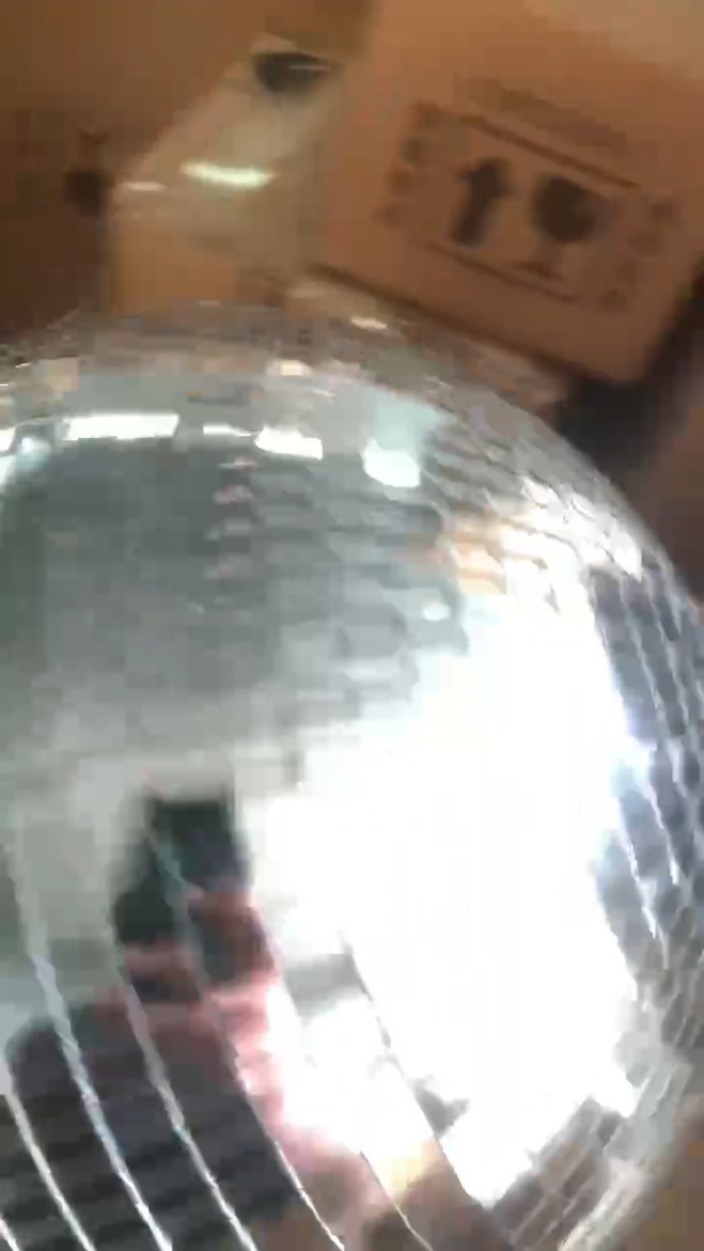 Casco Da Discoteca A Specchio Argentato - Diametro 30 Cm, Per Feste, DJ, Matrimoni, Senza Luci Interne