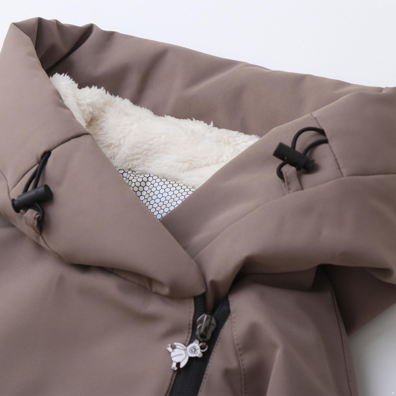 Choomomo Baby Jungen Mädchen Schneeanzug Warm Strampelanzug mit Kapuze Langarm Fleece Gefütterte Jumpsuit Wasserdicht Gr. 68-98