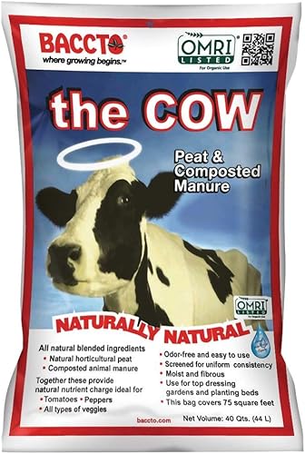 Miniatura 2 de Baccto 1640 - Compost hortícola y estiércol para modificación del suelo, cuidado del césped, camas de jardín y más, bolsa de 40 cuartos de galón