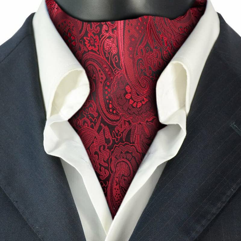 Image of The Tie Hub Microfibre Cravat for Men - Formal & Wedding Occasion Wear
