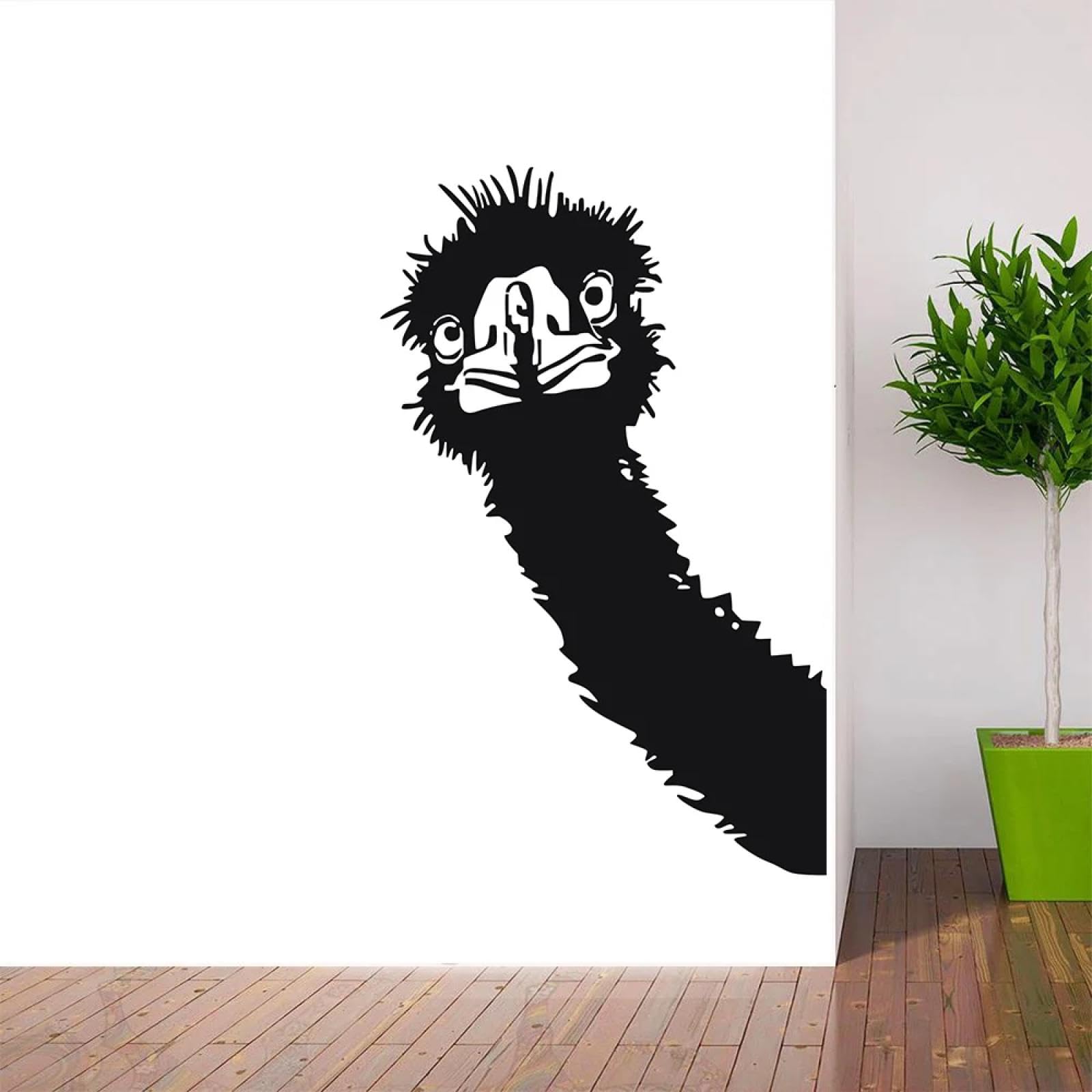 WEIMEIJIE Animal Ostrich Wall Decals for Teenagers, Children's Rooms, Playrooms, Kindergartens, and Nurseries