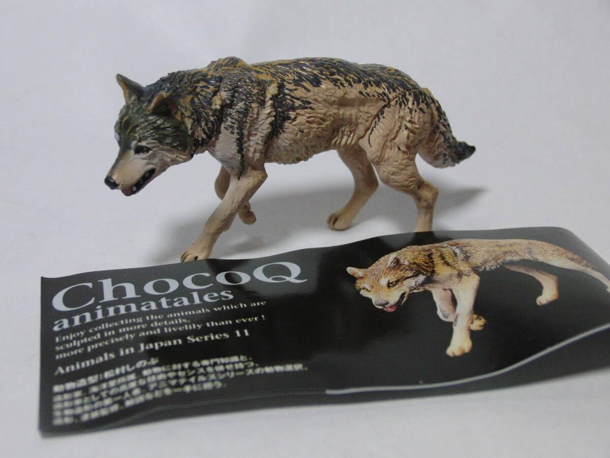 Amazon | チョコQ 11弾 日本の動物 239 エゾオオカミ ミニブック付き