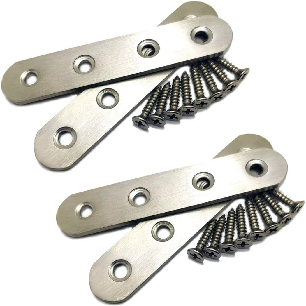 Ktdzone 96X20X3MM Stainless Steel Flat Straight Brace