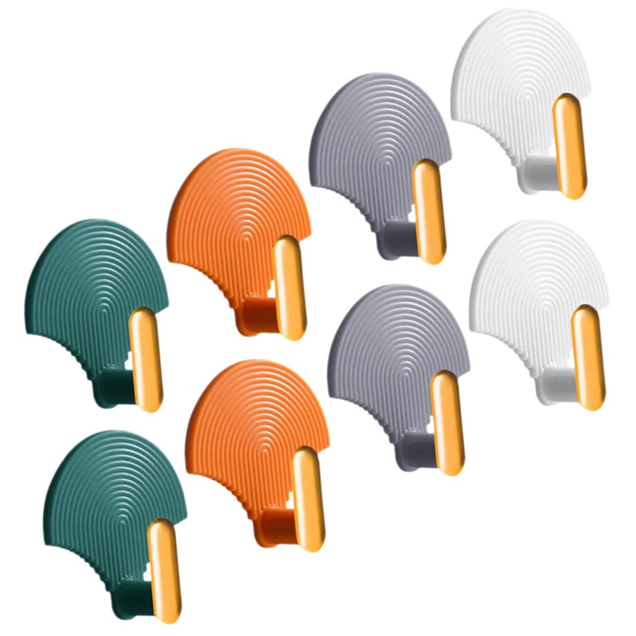 VASDEV 8 Ganchos sin perforar Ganchos para Exteriores para Toallas, Colgador de Toallas, Cortina para Exteriores, Ganchos para Abrigos, Ganchos de Pared extraíbles, Ganchos de Pared para
