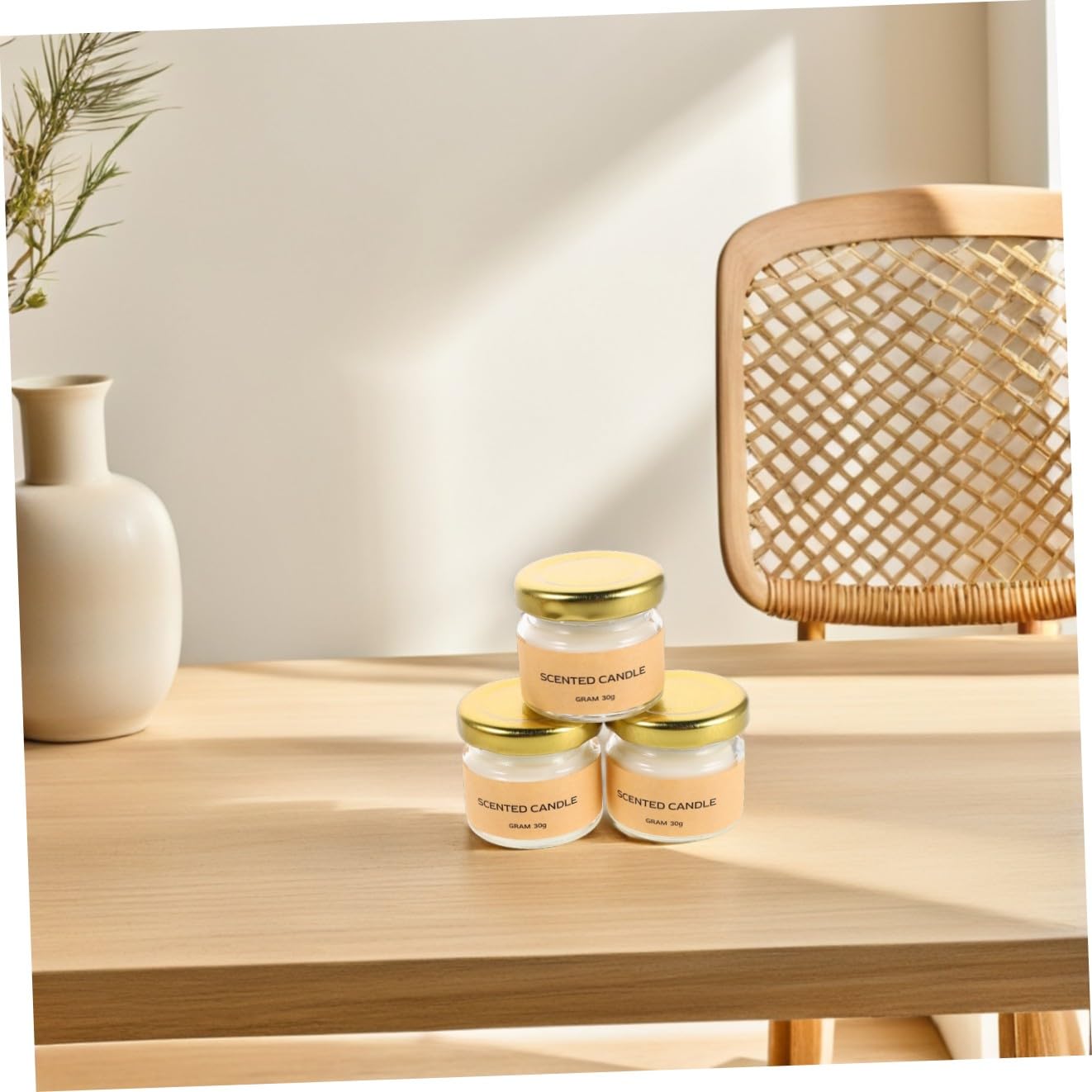 Velas Aromáticas Decorativas 8 Piezas de Cera de Soja para Hogar